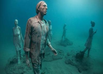 Jason deCaires Taylor، خالق مجسمه هایی که برای تماشا آن ها باید به زیر آب بروید